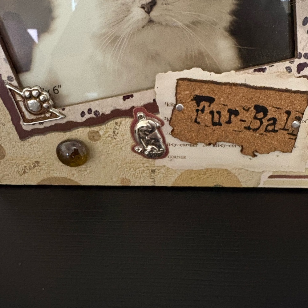 Key point Cat picture frame scrapbook vibes. New - Picture 3 of 6